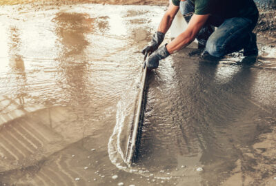 betonvloer in huis