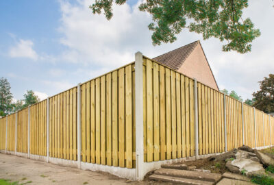 schutting verstevigen
