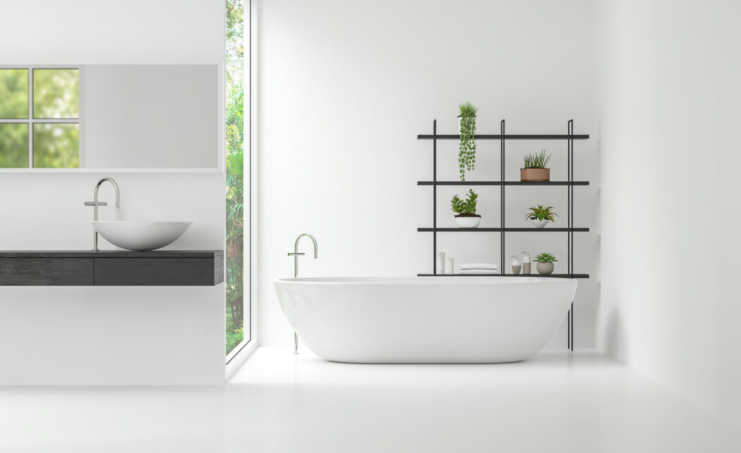 Minimalistisch-design-badkamer